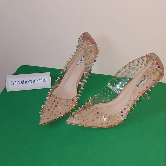 Steve Madden Multicolor Spiked Heels - Picture 5 of 6